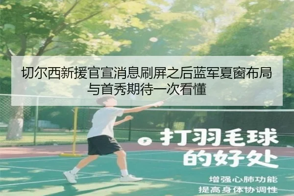 切尔西新援官宣消息刷屏之后蓝军夏窗布局与首秀期待一次看懂